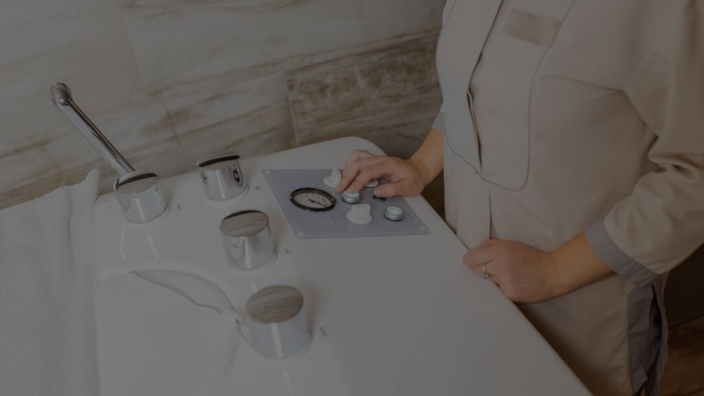 cryotherapy control panel