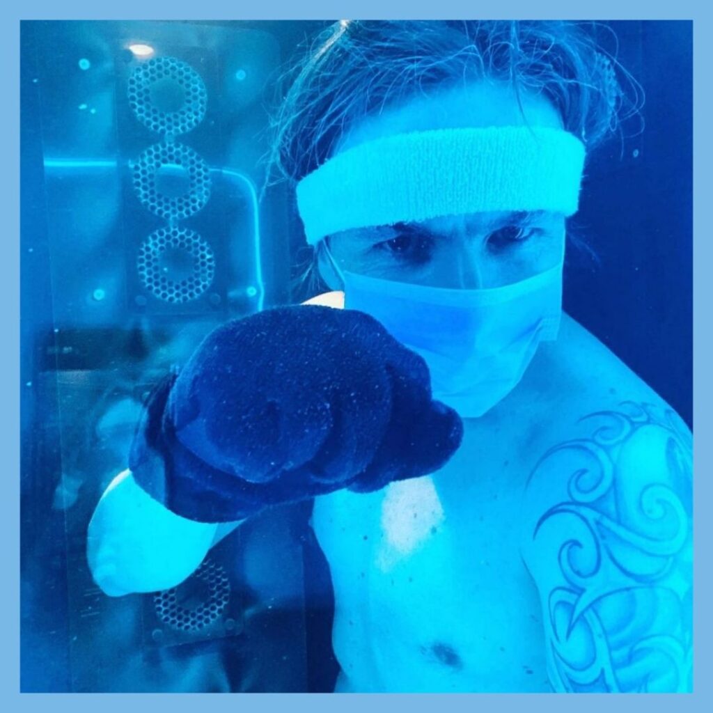 inside cryo chamber